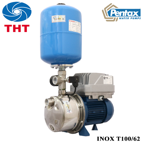 Máy bơm tự động tăng áp biến tần Pentax INOX 100/00 230/40-50 S.D + EPIC